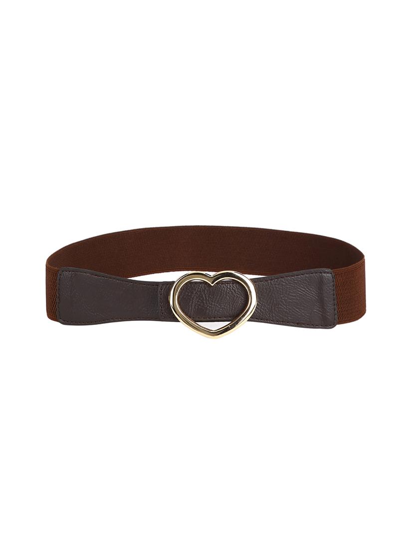 brown leatherette (pu belt - 18397235 - Zoom Image - 1