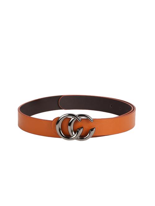 brown leatherette (pu belt - 18397253 - Standard Image - 1