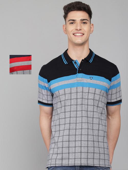 set of 2 printed polo t-shirt - 18397549 - Very Small Image - 1