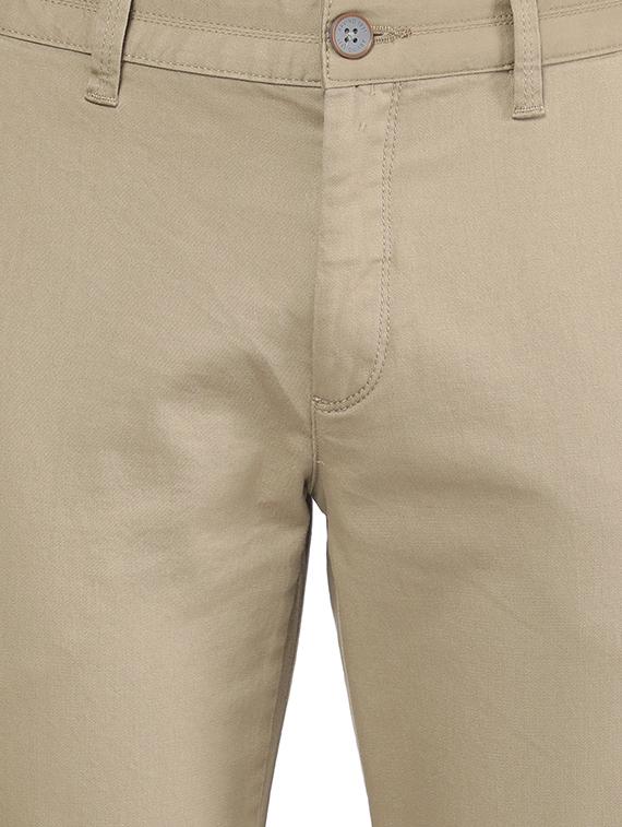 green solid chinos casual trouser - 18398384 - Zoom Image - 5