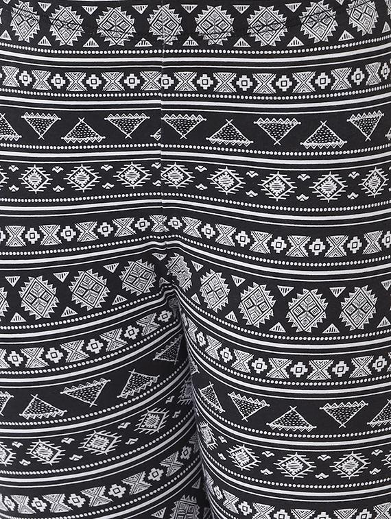 black printed legging - 18398405 - Zoom Image - 5