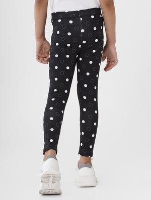 black polka dot legging - 18398406 - Standard Image - 3