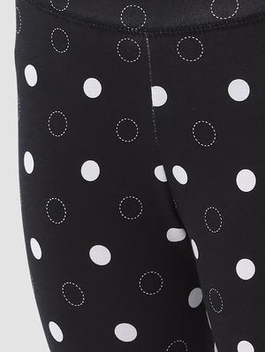 black polka dot legging - 18398406 - Standard Image - 5