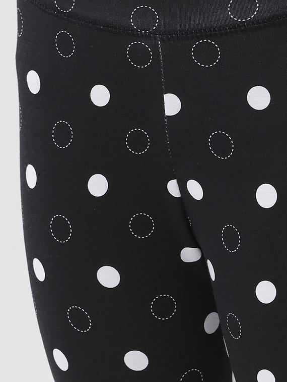black polka dot legging - 18398406 - Zoom Image - 5