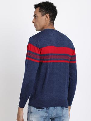 blue printed pullover - 18398654 - Standard Image - 4