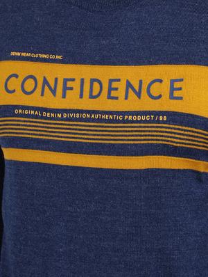 blue printed pullover - 18398655 - Standard Image - 5