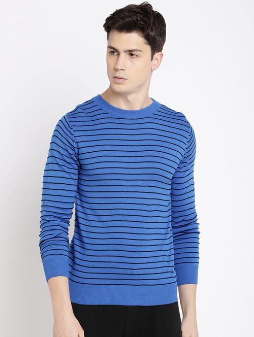 blue striped pullover - 18398672 - Standard Image - 1