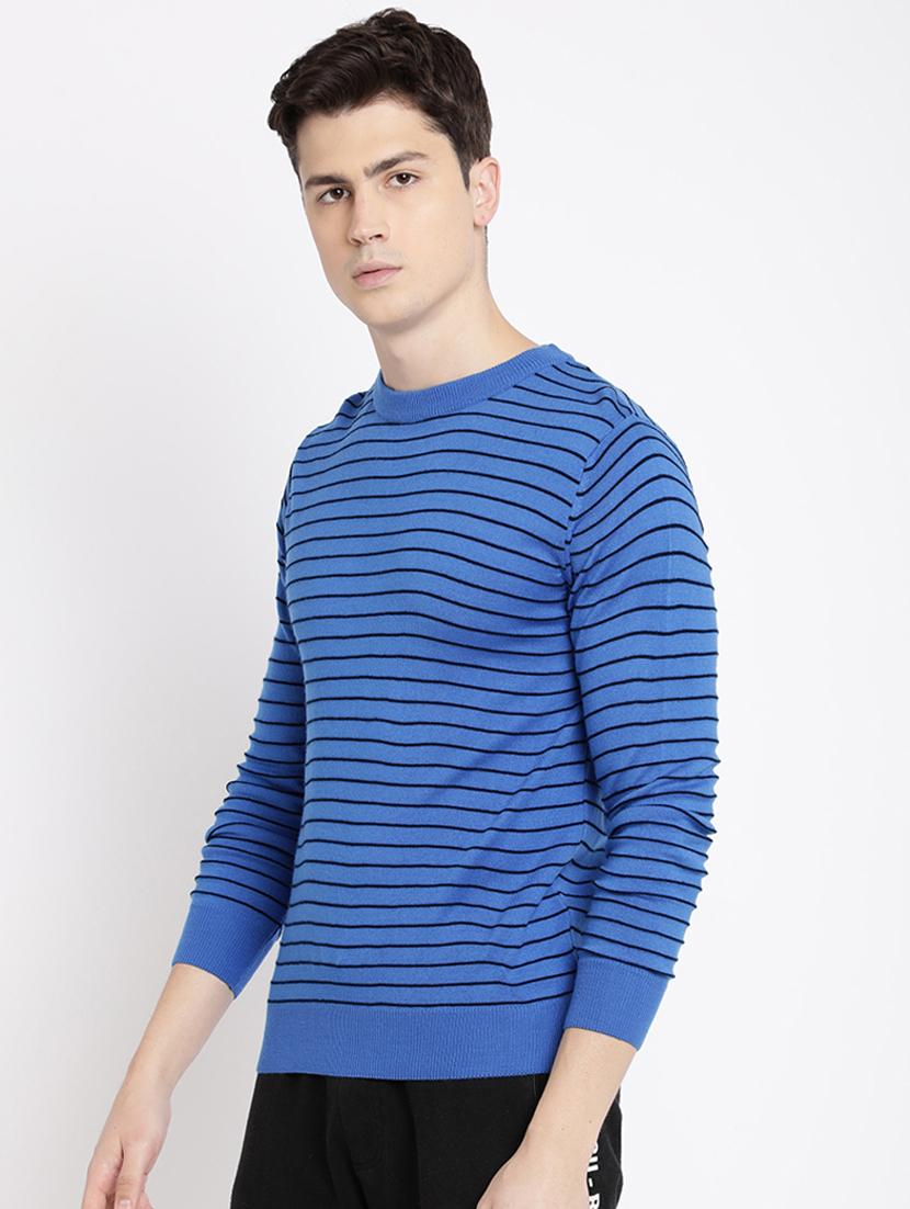 blue striped pullover - 18398672 - Zoom Image - 2