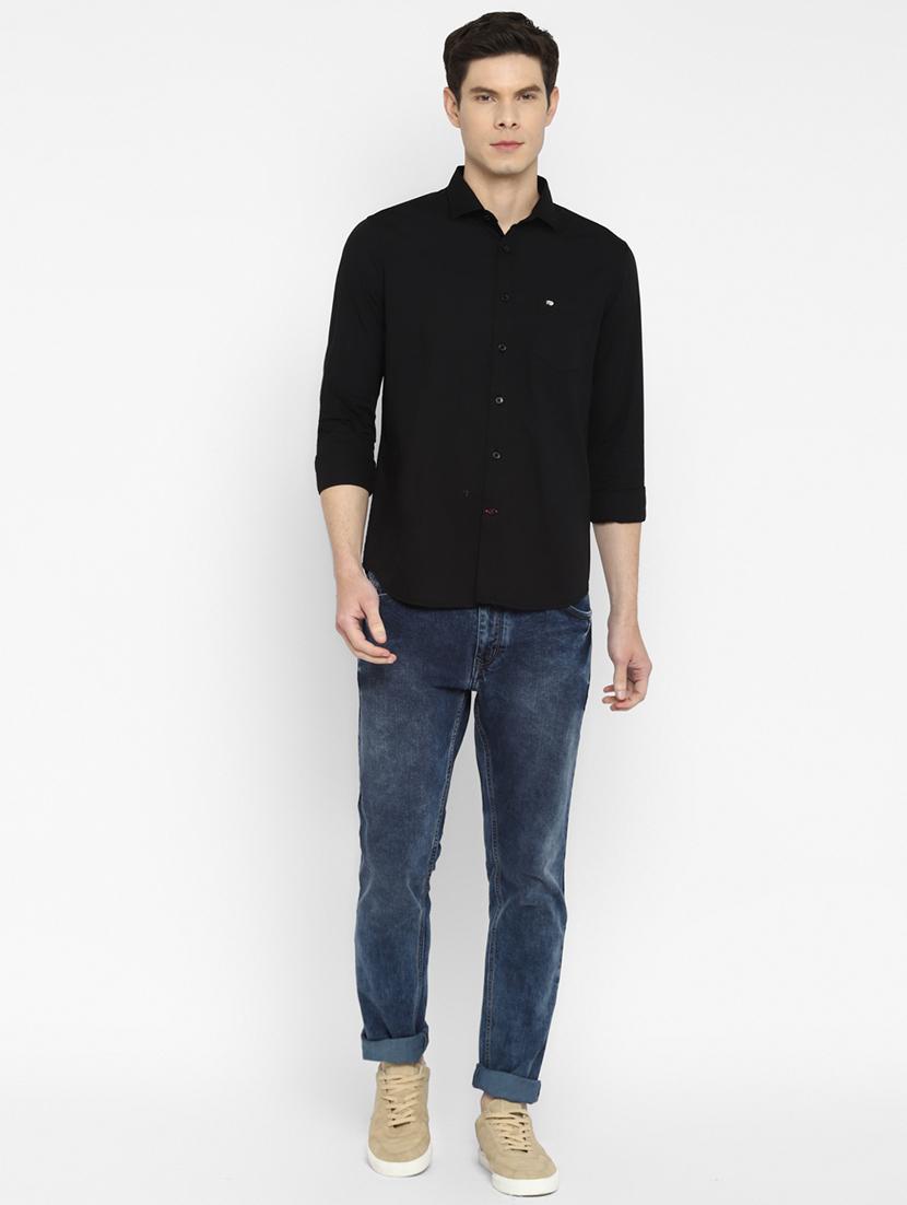 black solid shirt - 18399589 - Zoom Image - 5