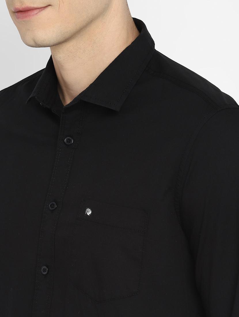 black solid shirt - 18399589 - Zoom Image - 6