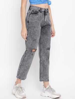 mid rise acid washed jean - 18399759 - Standard Image - 3