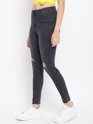 high rise stone washed jean - 18399761 - Standard Image - 2