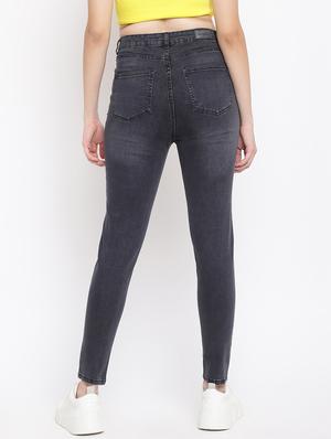 high rise stone washed jean - 18399761 - Standard Image - 3