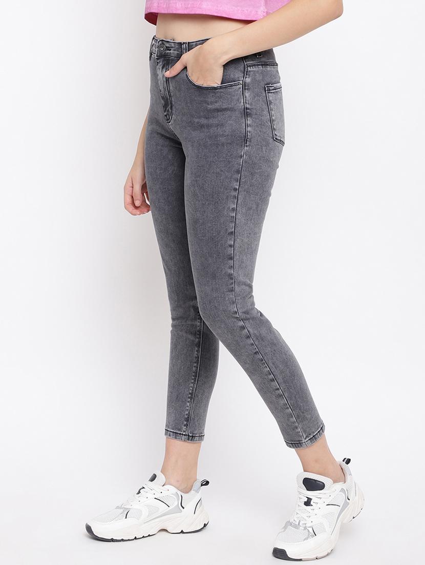 high rise stone washed jean - 18399767 - Zoom Image - 2