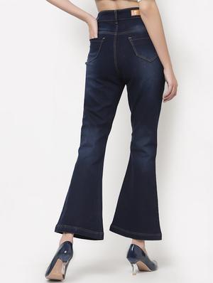 high rise stone washed bootcut jean - 18400405 - Standard Image - 3