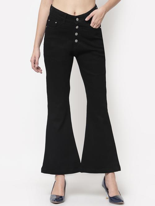 high rise plain bootcut jean - 18400406 - Standard Image - 1