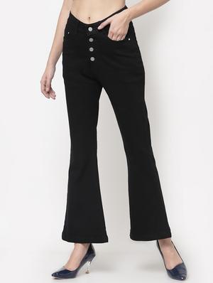 high rise plain bootcut jean - 18400406 - Standard Image - 2