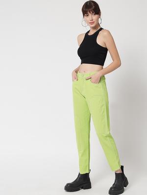 high rise solid boyfriend jean - 18400408 - Standard Image - 4