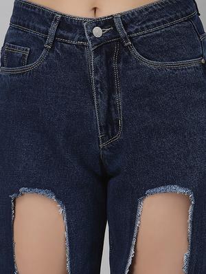 high rise distressed mom jean - 18400410 - Standard Image - 5