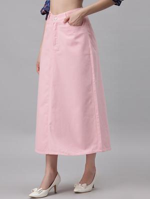 high rise solid a-line skirt - 18400411 - Standard Image - 2