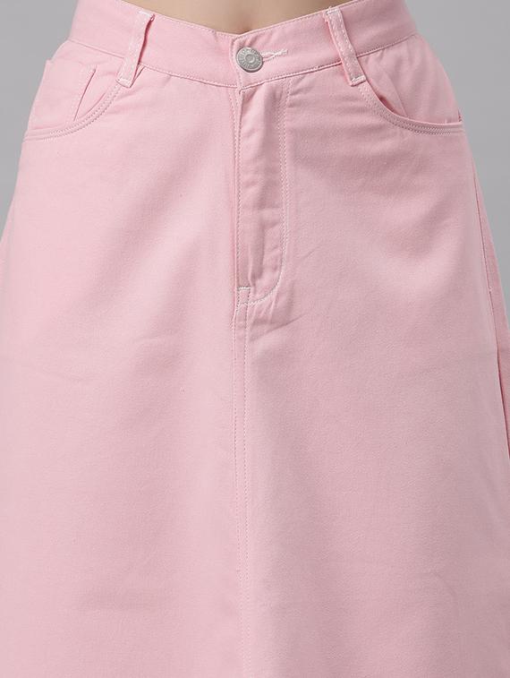 high rise solid a-line skirt - 18400411 - Zoom Image - 6