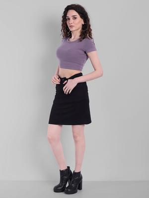 high rise solid pencil skirt - 18400412 - Standard Image - 4