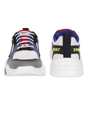 multi colored lace up sport shoe - 18401063 - Standard Image - 4