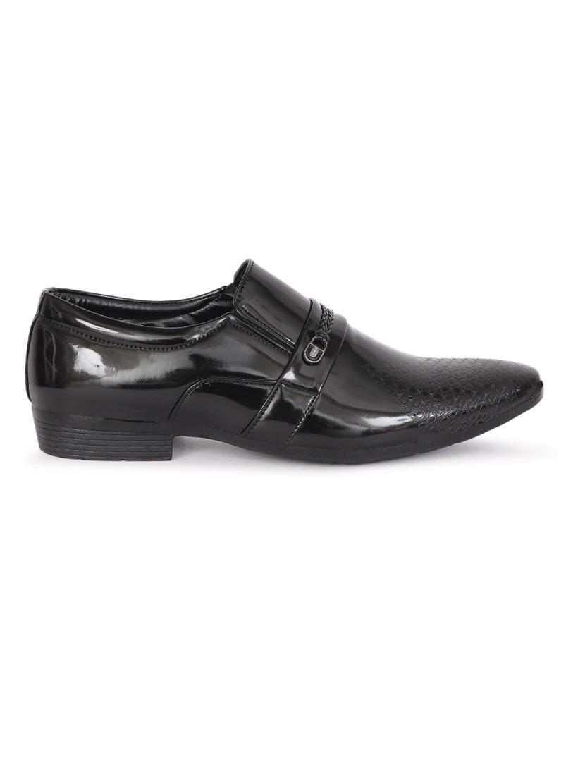 black synthetic slip on shoes - 18401144 - Zoom Image - 3