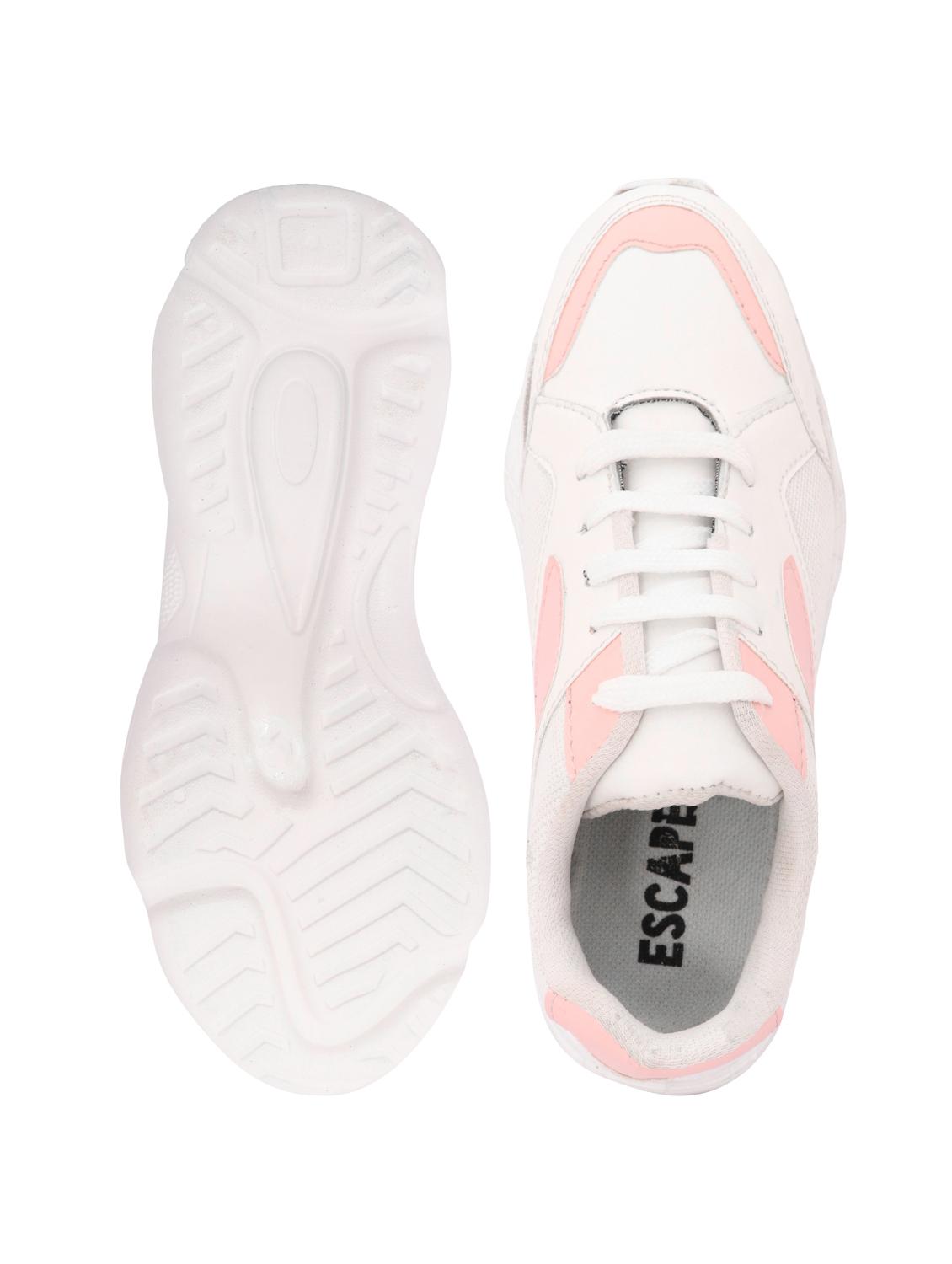 pink mesh laceup sports shoes - 18401384 - Zoom Image - 6