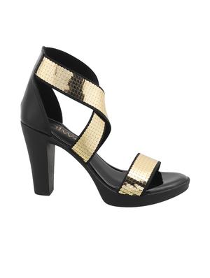 gold back strap sandal - 18402000 - Standard Image - 2
