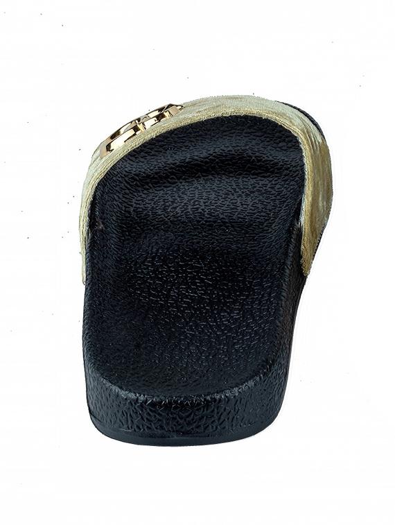 gold slip on flip flop - 18402696 - Zoom Image - 2