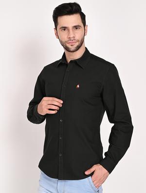 green solid casual shirt - 18402795 - Standard Image - 2