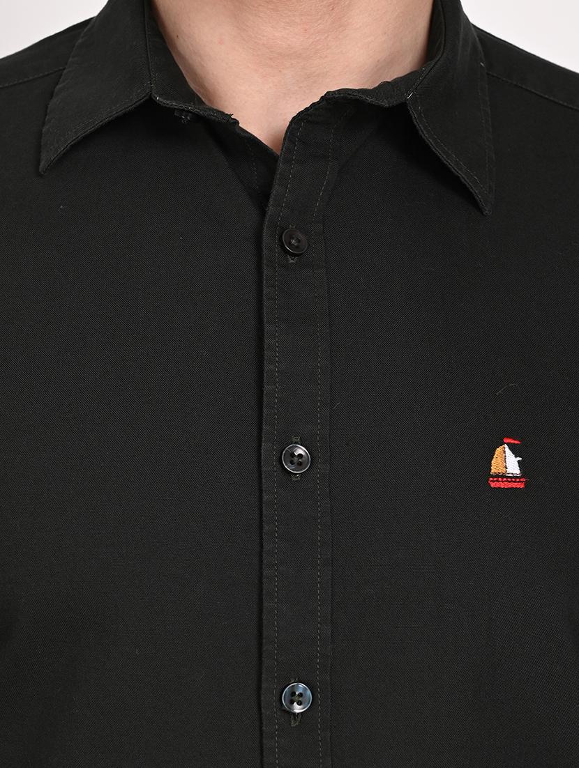 green solid casual shirt - 18402795 - Zoom Image - 5