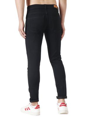 black slash knee denim jean - 18402901 - Standard Image - 3