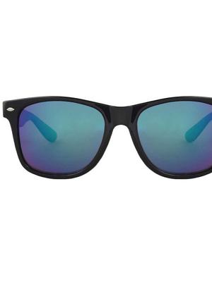 alfalah black & blue mirrored wayfarer unusex sunglasses 1 - 18404018 - Standard Image - 4