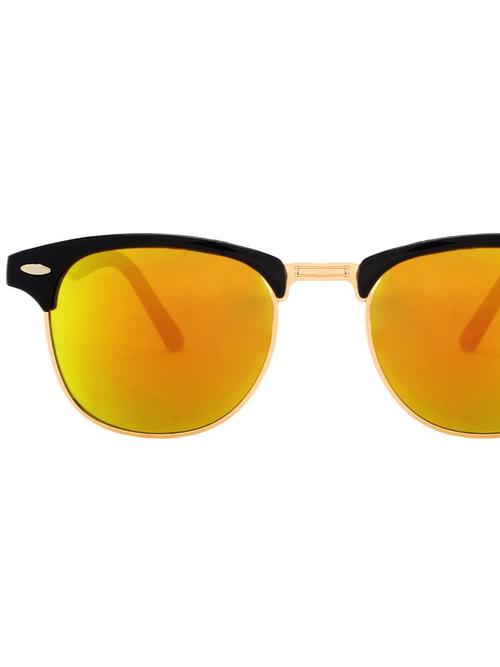 alfalah black & yellow clubmaster sunglasses for unisex - 18404045 - Standard Image - 1