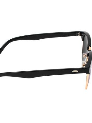 alfalah black & yellow clubmaster sunglasses for unisex - 18404045 - Standard Image - 3