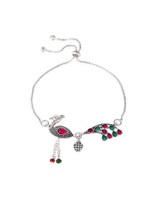 silver brass anklets and payal - 18404209 - Standard Image - 3