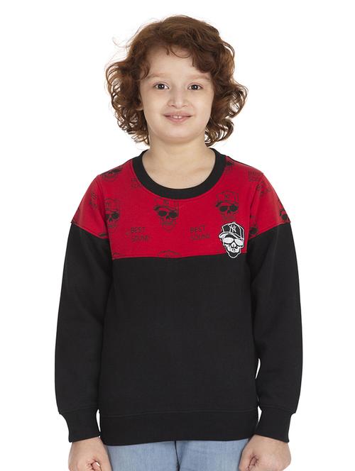 round neck color block sweatshirt - 18404214 - Standard Image - 1
