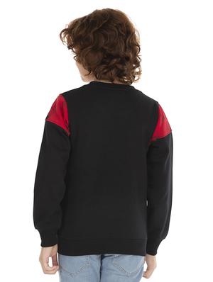 round neck color block sweatshirt - 18404214 - Standard Image - 3