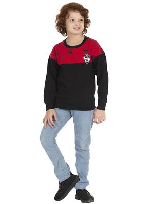 round neck color block sweatshirt - 18404214 - Standard Image - 4