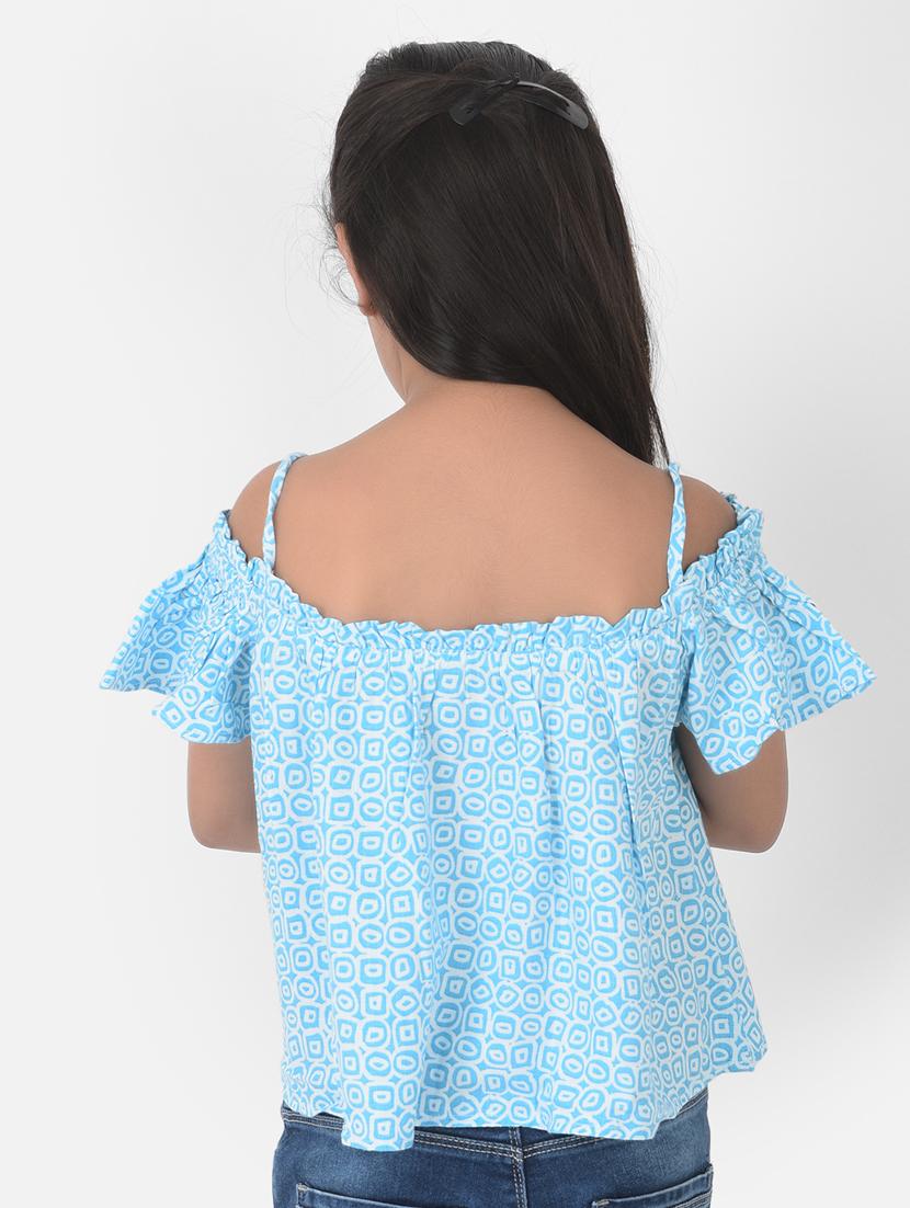 blue printed regular top - 18404508 - Zoom Image - 4
