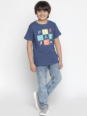 blue printed t-shirt - 18404913 - Standard Image - 4