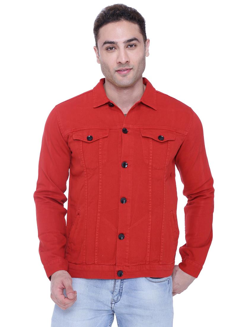 red denim jacket - 18405039 - Zoom Image - 1