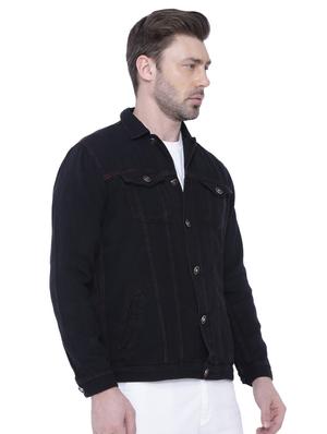 black denim jacket - 18405044 - Standard Image - 2