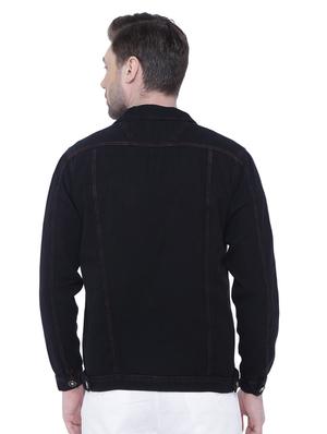 black denim jacket - 18405044 - Standard Image - 4
