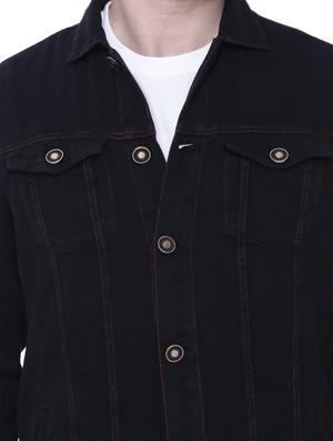 black denim jacket - 18405044 - Standard Image - 6