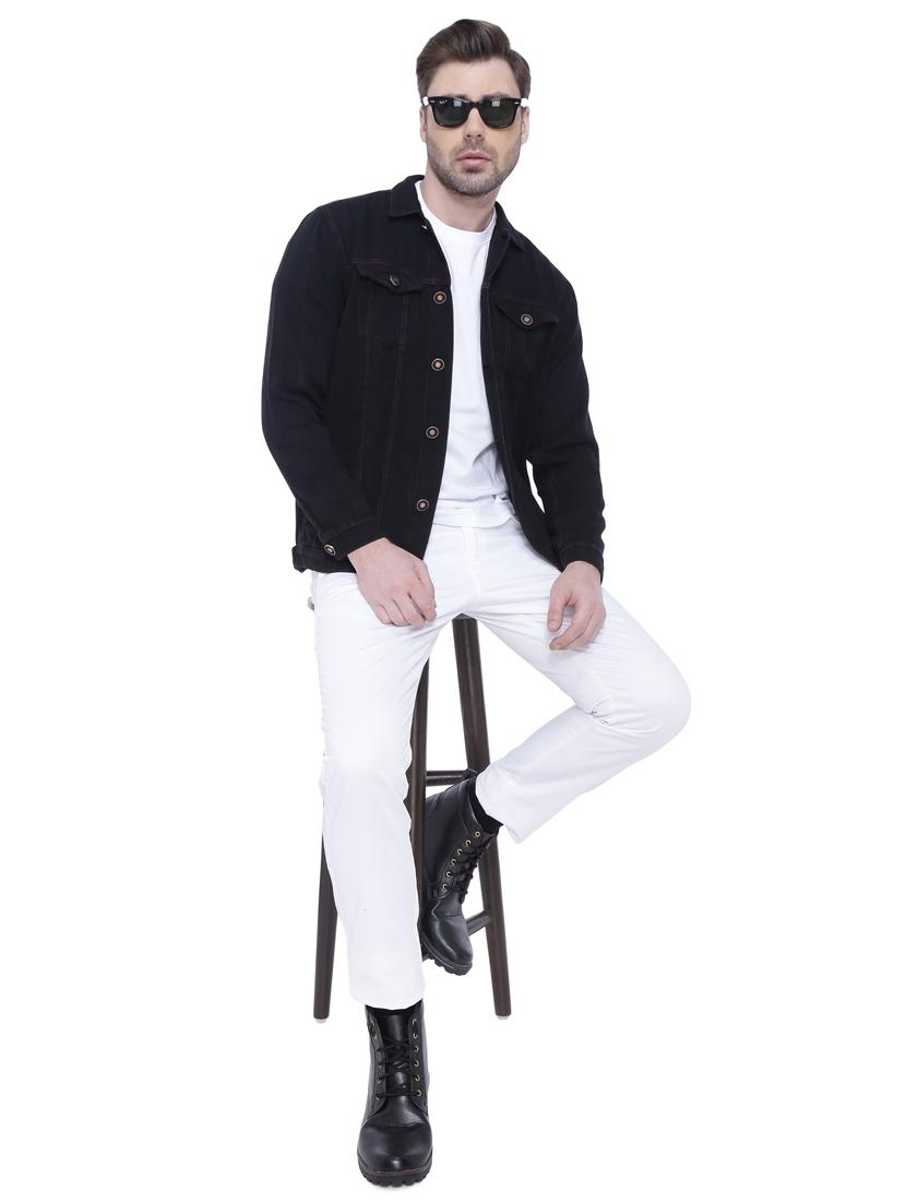 black denim jacket - 18405044 - Zoom Image - 5