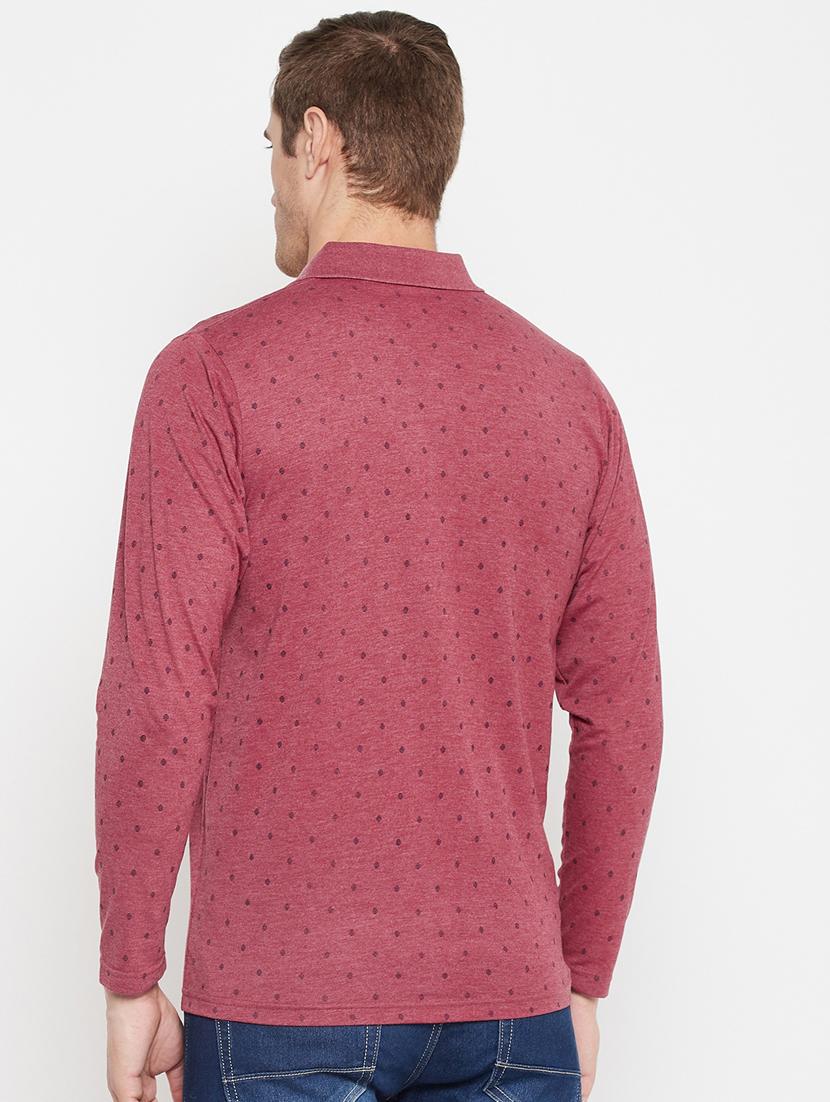 pink printed polo t-shirt - 18405726 - Zoom Image - 4