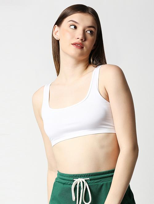 women's crop square neck top - 18405789 -  Standard Image - 0